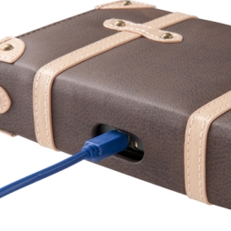 画像ギャラリー No.005のサムネイル画像 / 旅行鞄風デザインのNew 3DS LL用ケースがサイバーガジェットから発売