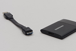 画像ギャラリー No.005のサムネイル画像 / HW短評:Samsung「Portable SSD T1」(1)