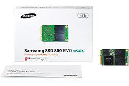 画像集 No.003のサムネイル画像 / 3D V-NAND採用のSamsung製SSD「SSD 850 EVO」にM.2タイプとmSATAタイプが登場