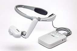 画像ギャラリー No.004のサムネイル画像 / ドラゴンボールの「スカウター」っぽい単眼式HMD「エアスカウター」の新型がブラザーから。HDMI入力で720p映像を表示可能