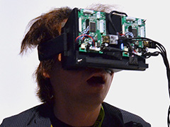 ��SIGGRAPH 2015��NVIDIA��������ե�������ο���VR HMD���θ����饤�ȥե�����ɤˤ�븽��Ū�ʱ�ᴶ�˶ä�