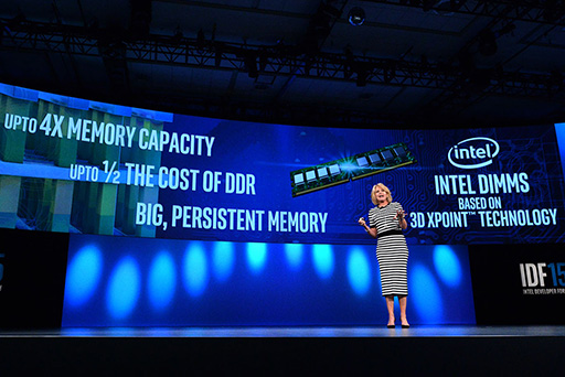 画像ギャラリー No.010のサムネイル画像 / ゲーム用途にも広がる3Dカメラ技術「RealSense」や,話題の高速メモリ「3D XPoint」によるSSDのデモが披露されたIDF 2015 基調講演レポート