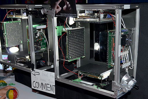 画像ギャラリー No.023のサムネイル画像 / 空中に描かれた「触れる絵」やリアルな立体映像など,日本の研究者による展示をまとめたSIGGRAPH 2015のEmerging Technologiesレポート後編