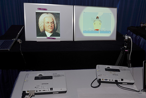 画像ギャラリー No.035のサムネイル画像 / 空中に描かれた「触れる絵」やリアルな立体映像など,日本の研究者による展示をまとめたSIGGRAPH 2015のEmerging Technologiesレポート後編