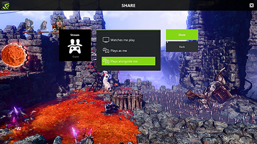 画像ギャラリー No.004のサムネイル画像 / NVIDIA,次期「GeForce Experience」の公開βテストを開始。新機能「Share」で,現行世代のゲーム機と同じようなことが可能に