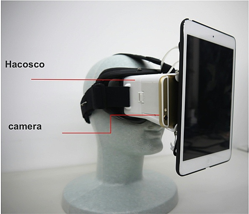 画像ギャラリー No.001のサムネイル画像 / 顔面タブレットやVRガリバートンネル体験から空中結像ディスプレイまで。SIGGRAPH ASIA 2015,Emerging Technologies展示セクションその他編