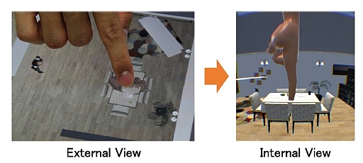 画像ギャラリー No.018のサムネイル画像 / 顔面タブレットやVRガリバートンネル体験から空中結像ディスプレイまで。SIGGRAPH ASIA 2015,Emerging Technologies展示セクションその他編