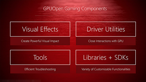 画像ギャラリー No.003のサムネイル画像 / AMD,SDKや開発者向けツールをオープンソース化する取り組み「GPUOpen」を発表