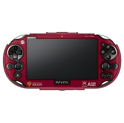 これでシャア専用PS Vitaに。「機動戦士ガンダム」とタイアップした2