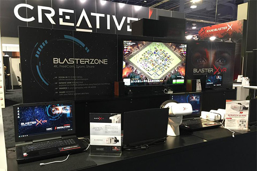 CES 2016ϤCreativeBlasterX VRפǥޡȥեVRԾػ鷺50ɥΥإåɥޥȥǥץ쥤ϲǤΤ