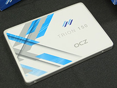 実効性能は前世代の5割増し。OCZが来週末発売の新型SATA SSD「Trion 150」をアピール