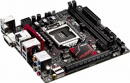 画像ギャラリー No.002のサムネイル画像 / ASUS，基板の裏側が光るゲーマー向けMini-ITXマザー2製品。B150チップセット搭載
