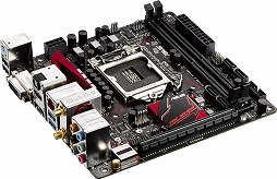 画像ギャラリー No.006のサムネイル画像 / ASUS，基板の裏側が光るゲーマー向けMini-ITXマザー2製品。B150チップセット搭載