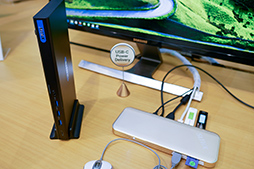 画像集#018のサムネイル/［COMPUTEX］外付けグラフィックスボックスで脚光を浴びたThunderbolt 3。本格的な普及に必要なのは，Macに採用されること？