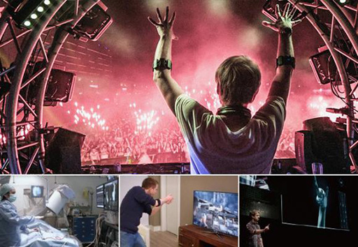 画像ギャラリー No.006のサムネイル画像 / 手や腕の動きを検出できるアームバンド型モーションコントローラ「Myo」の国内発売が決定