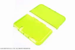 画像ギャラリー No.007のサムネイル画像 / ゲームテックのNew 3DS LL用シェルカバーに新色,クリアライム&ピンク