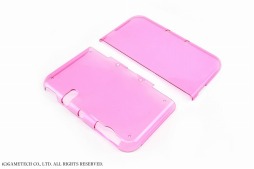 画像ギャラリー No.009のサムネイル画像 / ゲームテックのNew 3DS LL用シェルカバーに新色,クリアライム&ピンク