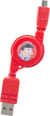 画像ギャラリー No.007のサムネイル画像 / 「おそ松さん」をあしらったPS4/PS Vita用巻取式microUSBケーブルが発売に