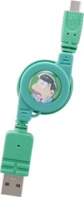画像ギャラリー No.009のサムネイル画像 / 「おそ松さん」をあしらったPS4/PS Vita用巻取式microUSBケーブルが発売に