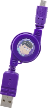 画像ギャラリー No.011のサムネイル画像 / 「おそ松さん」をあしらったPS4/PS Vita用巻取式microUSBケーブルが発売に