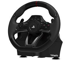 Hori Pcとps4 Ps3対応の新型ステアリングコントローラを10月に発売 税込1万4000円強の新作は 細かな設定機能がウリ
