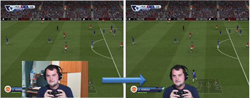 画像ギャラリー No.002のサムネイル画像 / 背景を消し,ゲーム映像には人物だけ重ねて録画できるWebカメラ「C922 Pro Stream Webcam」がロジクールから登場