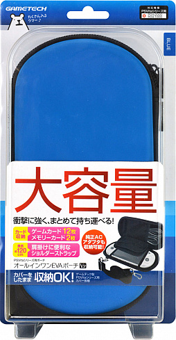 PS Vita本体とゲームカード，メモリーカードにACアダプターなどを 