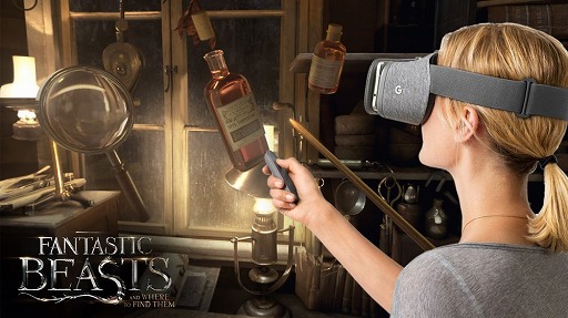 画像ギャラリー No.003のサムネイル画像 / 「Daydream View」の実機を一足早く体験。J.K.ローリング氏監修の「Fantastic Beasts and Where to Find Them」は従来のモバイルVRを超えた美しさに