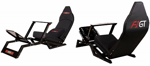 画像ギャラリー No.001のサムネイル画像 / フォーミュラカーとGTカーの両スタイルに対応する「ドライブシム向けスタンドとシートのセット」が発売