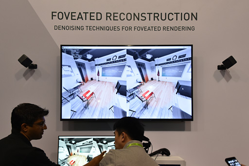 画像集#002のサムネイル/［GTC 2017］NVIDIA，VR向けの新しい視線追跡型レンダリング技術「Foveated Reconstruction」を発表