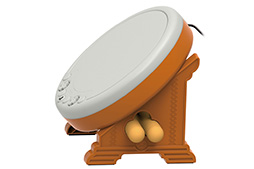 画像ギャラリー No.003のサムネイル画像 / PS4版「太鼓の達人」専用の太鼓型コントローラが本体と同時発売。太鼓単体で曲選択などの操作が可能に