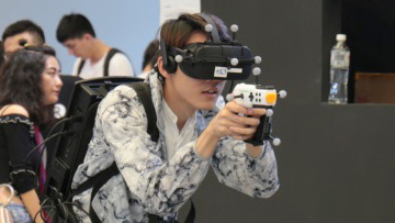 ［CJ2017］まだまだある，eSmart会場で見たVRにおける広範囲ポジショントラッキング手法