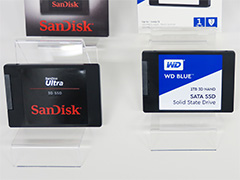 Western Digital，業界初の64層3D NAND採用SSDを8月下旬に発売。SanDiskブランドでも同一仕様の製品を展開