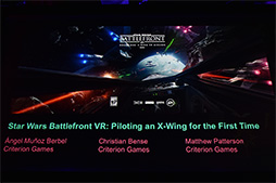 画像集#009のサムネイル/PS VR用「X-wing VR Mission」の秘密やUE4ベースの映像制作システムに注目が集まった，SIGGRAPH 2017「Real-Time Live!」