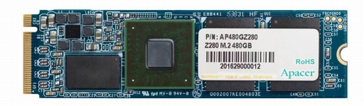 画像ギャラリー No.001のサムネイル画像 / Apacer,NVMe x4接続で連続読み出し性能最大2750MB/s実現のSSDを国内発売