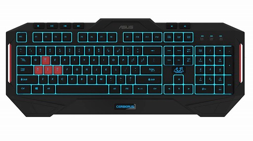 画像ギャラリー No.001のサムネイル画像 / 防滴仕様を謳うゲーマー向けキーボードがASUSから登場