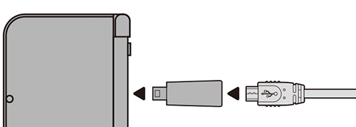 ���������꡼ No.001�Υ���ͥ������ / 3DS��2DS����ü���Ѵ������ץ����դ���USB Micro-B�����֥뤬ȯ��