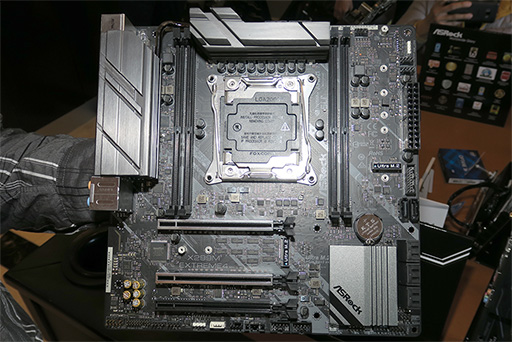 Ces 18 世界初 Core Xおよびryzen Threadripper対応のmicroatxマザーボード2製品をasrockが披露
