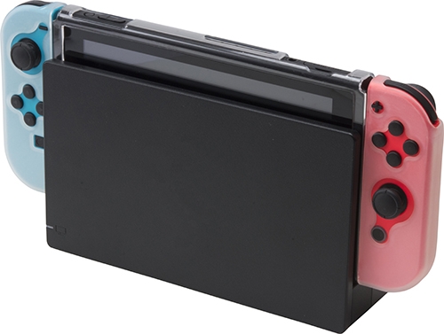 取り付けた状態で本体をドックに取り付けられるnintendo Switchカバーが発売