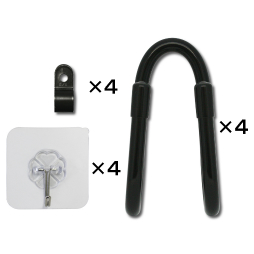 画像ギャラリー No.002のサムネイル画像 / ゲームパッドやヘッドフォンに適した壁掛け用ハンガーセットがコロンバスサークルから