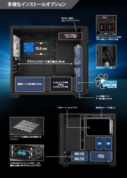 画像ギャラリー No.012のサムネイル画像 / SHARKOONのゲーマー向けミニタワーPCケースが発売。microATX対応ながらチャンバー構造採用タイプ