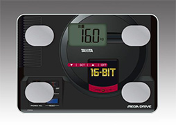 画像ギャラリー No.002のサムネイル画像 / タニタ,「メガドライブ」と「ドリームキャスト」をモデルにした体組成計を正式発表。予約受付は9月20日14時から