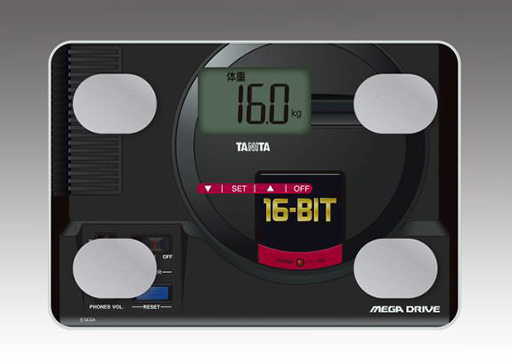 画像ギャラリー No.008のサムネイル画像 / タニタ,「メガドライブ」と「ドリームキャスト」をモデルにした体組成計を正式発表。予約受付は9月20日14時から