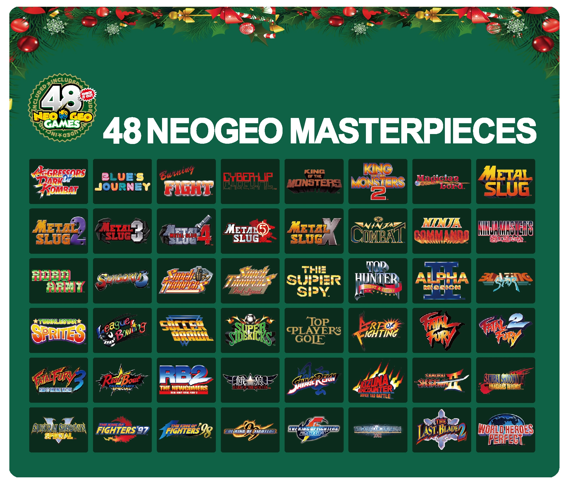 画像集/NEOGEO miniのクリスマス限定版「NEOGEO mini Christmas Limited Edition」が発売決定。国内
