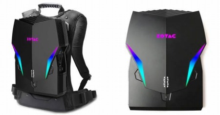 画像ギャラリー No.002のサムネイル画像 / ZOTAC製の第2世代バックパック型PCが国内発売。価格は約43万円前後