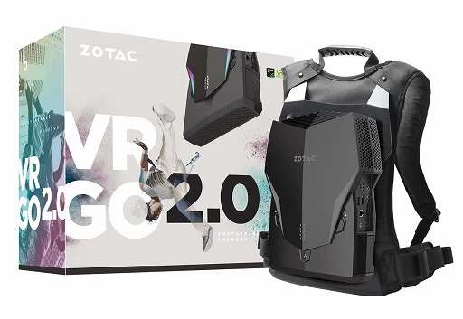 ���������꡼ No.001�Υ���ͥ������ / ZOTAC������ľ�Υ����Ȥ���2����Хå��ѥå���PC��VR GO 2.0�פ�ȯ�䡣�ǹ����ʤ���37��8000��