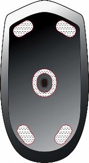 画像ギャラリー No.019のサムネイル画像 / ビット・トレード・ワン,マウスボタンやパームレスト部分に貼る滑り止めシールとエンボス加工を施したマウスソールを発売