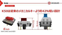 ���������꡼ No.006�Υ���ͥ������ / ��357mm�Υ���ѥ��Ȥ�10�����쥹�磻��쥹�����ܡ��ɡ�HEXGEARS K50�פ����饦�ɥե���ǥ��󥰤򥹥�����