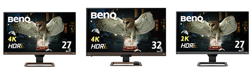 ���������꡼ No.001�Υ���ͥ������ / BenQ��FreeSync��HDRɽ���б��αվ��ǥ����ץ쥤��ȯ�䡣32����27���η�3����