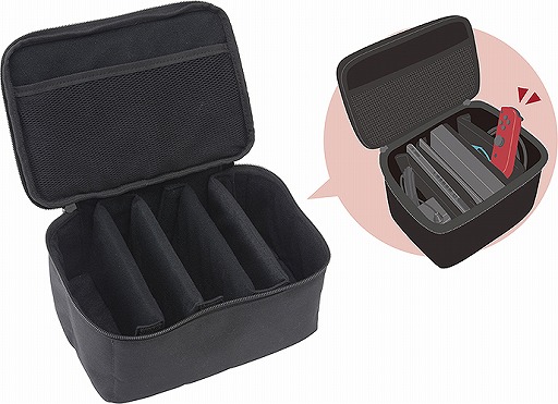 ���������꡼ No.003�Υ���ͥ������ / Switch���Τ�Joy-Con��AC�����ץ��ʤɤ�ޤȤ�Ƽ�Ǽ�Ǥ���Хå���ȯ��